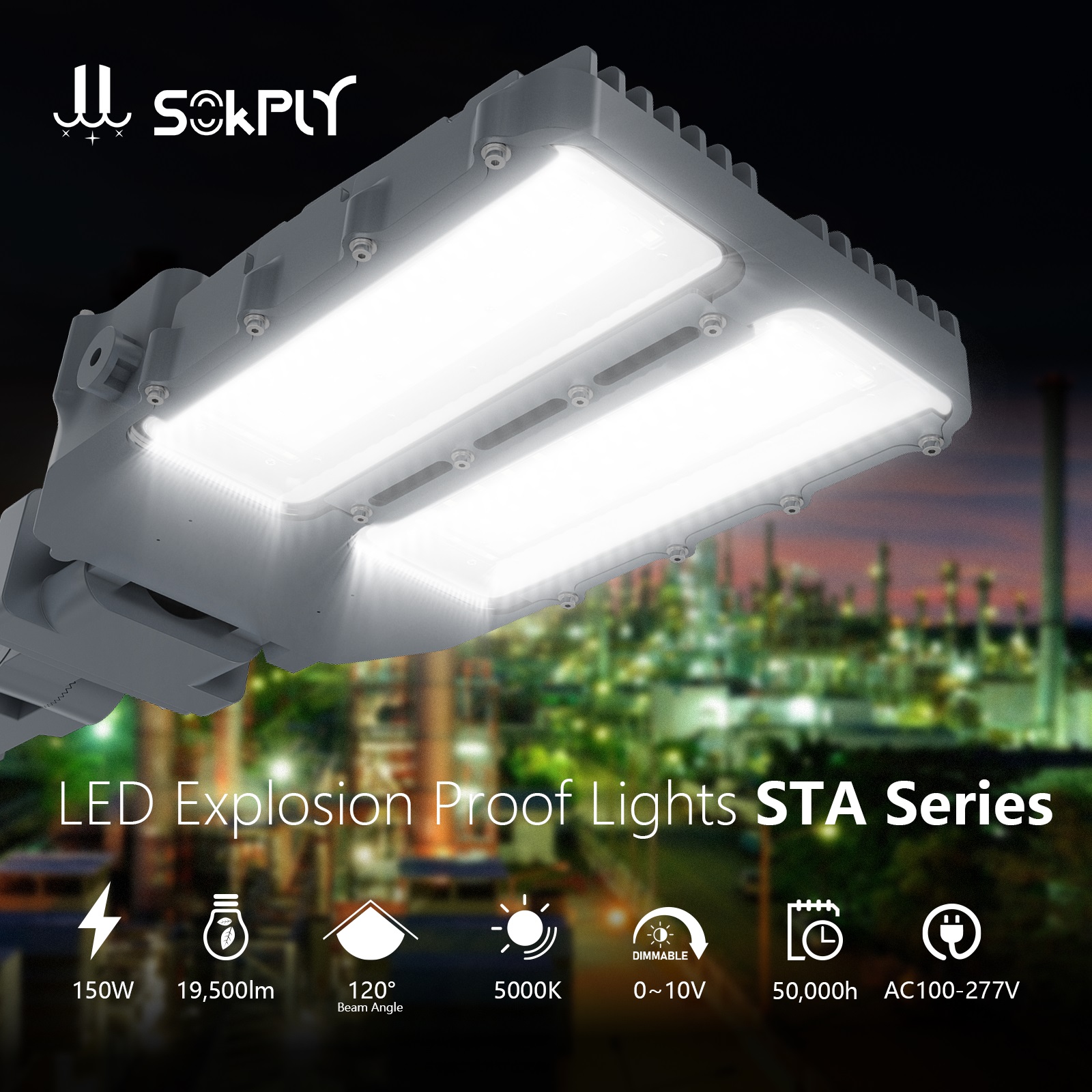 LED Explosion Proof Floodlight 150W STA2 Series