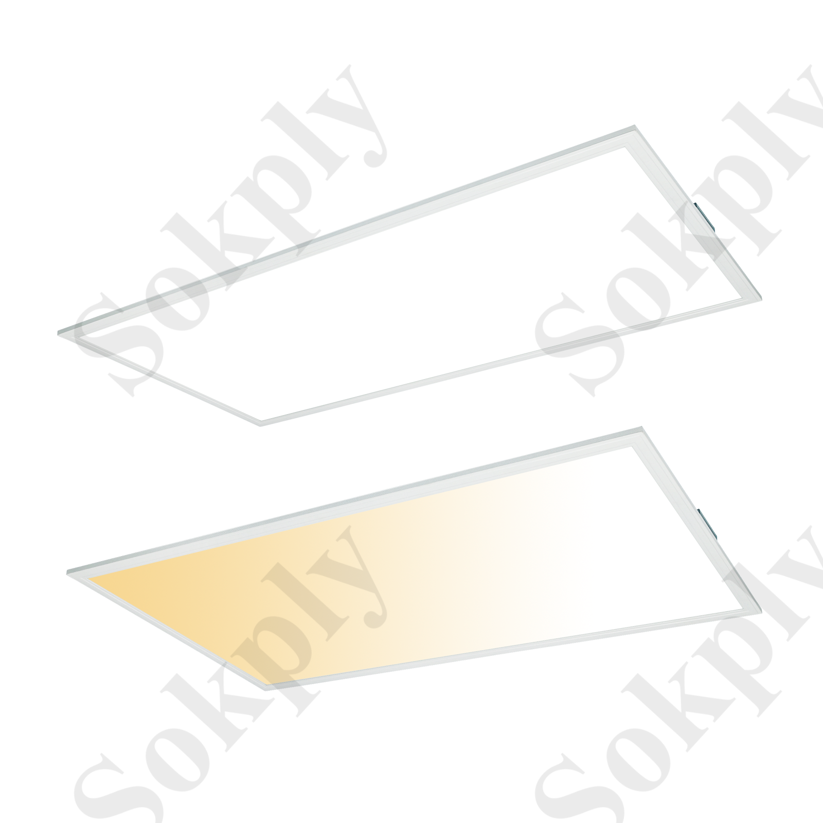 2x4 LED Drop Ceiling Light Fixture 50W